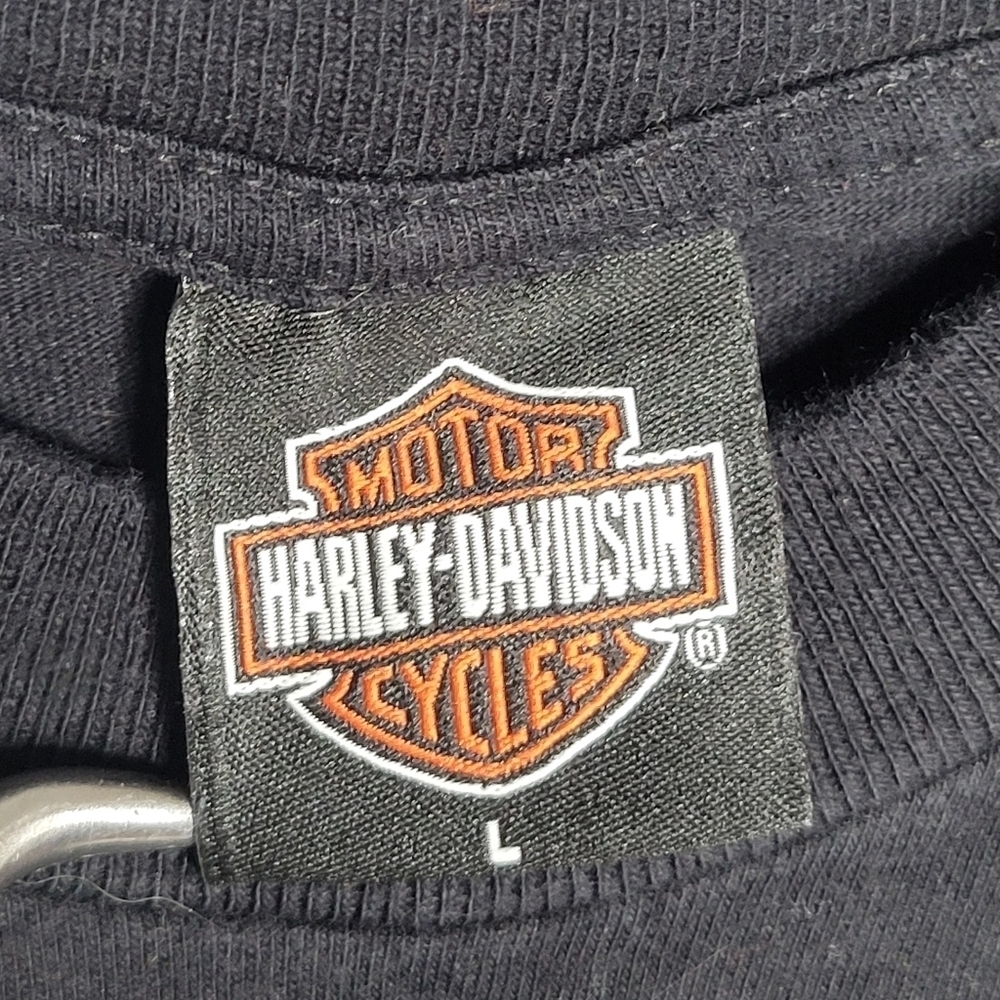 Vintage Y2K Harley-Davidson Capital City Madison Wisconsin Graphic T-Shirt Sz L - Picture 4 of 4